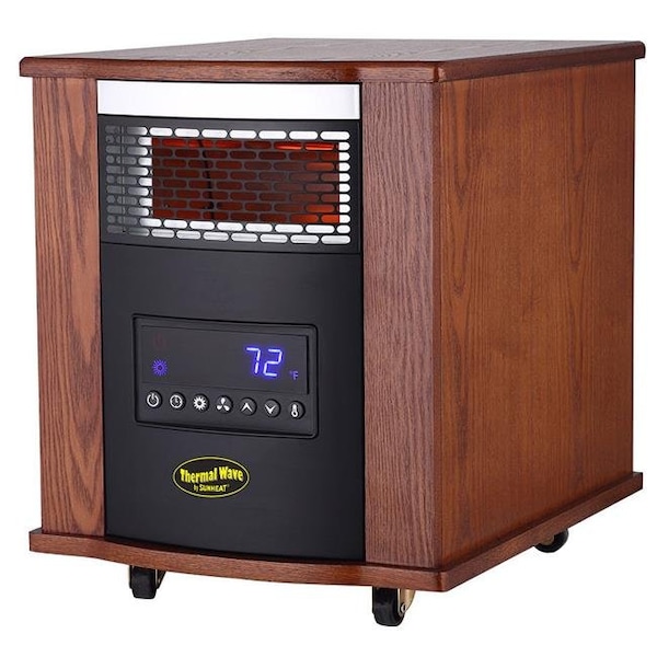 Sunheat Intl Sunheat International 170180080 Germicidal Air Purification Infrared Heater - Modern Oak 170180080 - main